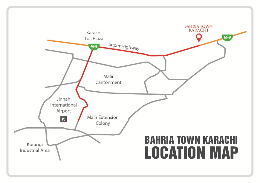 Karachi location Map