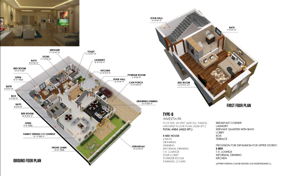 COLAH Islamabad - Type B Home Layout Plan - INVEST IN PAKISTAN ...