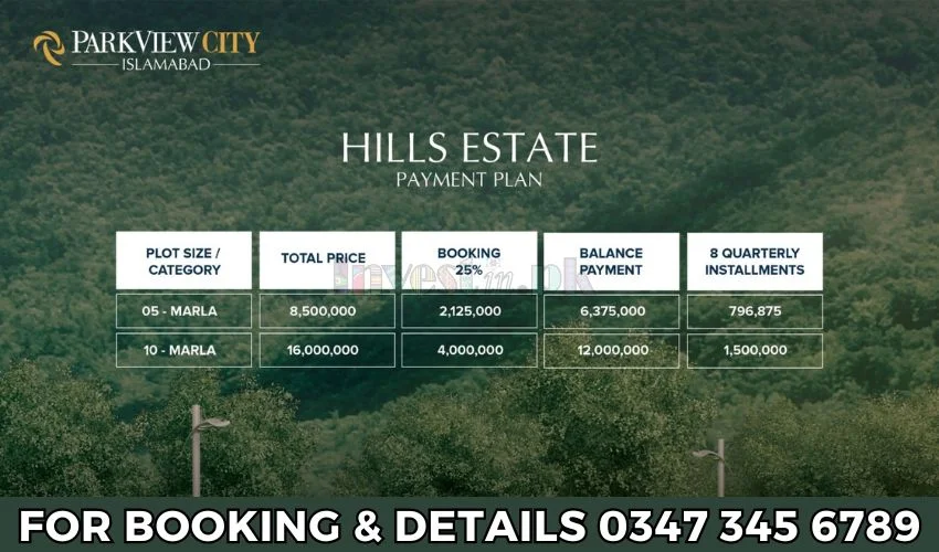 Park View City Hills Estate Payment Plan