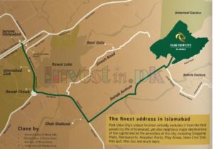 Park View City Islamabad Location