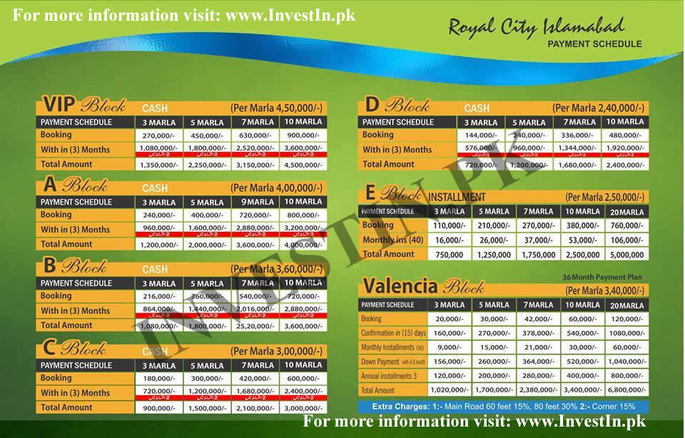 payment-schedule-of-royal-city-islamabad-photo