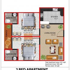 Chaudhary Saddique Residencia Faisalabad layout plan