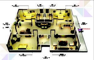 Capital Residencia Islamabad Plan B Green line