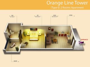 Capital Residencia Islamabad layout plan orange