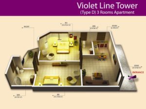 Capital Residencia Islamabad layout plan violet
