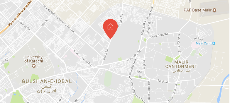 Safari Enclave Karachi Location Map