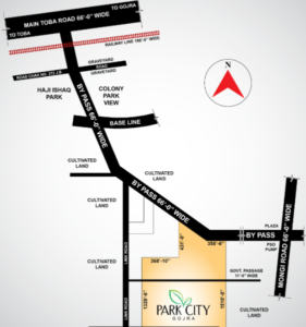 Park City Gojra location map