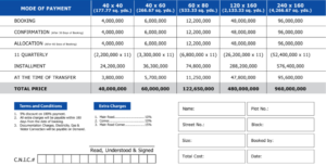 Apex Business Avenue Islamabad payment plan