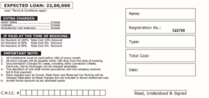 ASF Arabian Vista Karachi payment procedure