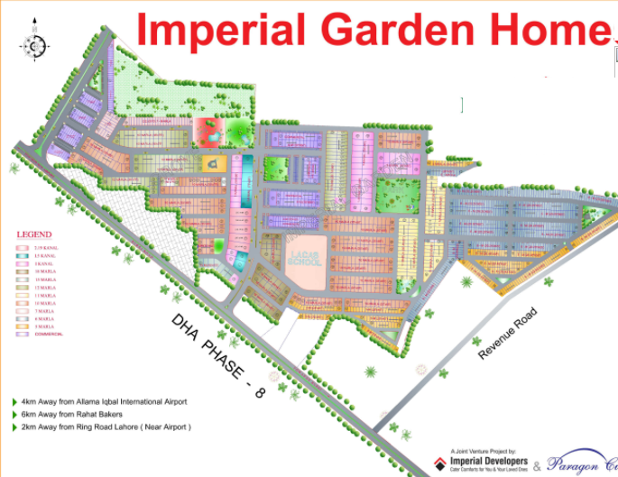 Imperial Homes Lahore Layout Plan