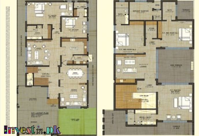 Bahria Paradise Karachi Luxury Villas Floor Plan
