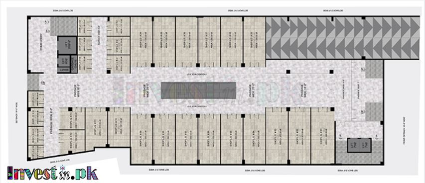 Kazani Heights Islamabad Floor Plan