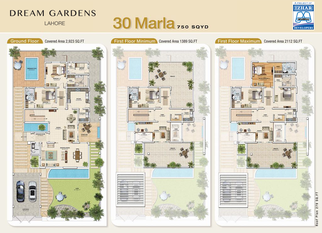 Dream Gardens Lahore Floor Plan