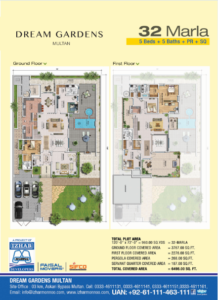 Dream Gardens Multan 32 Marla House