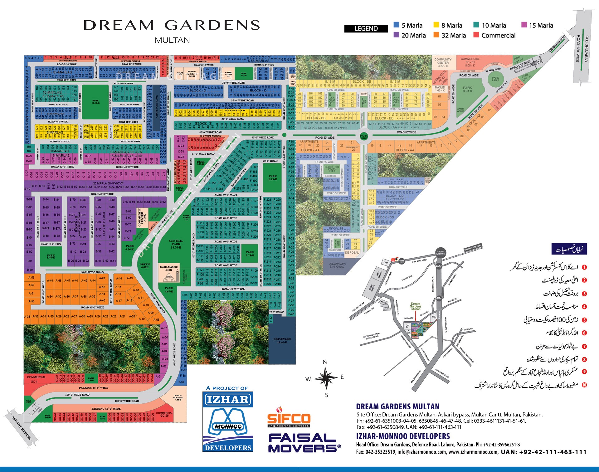 Dream Gardens Multan Master Plan