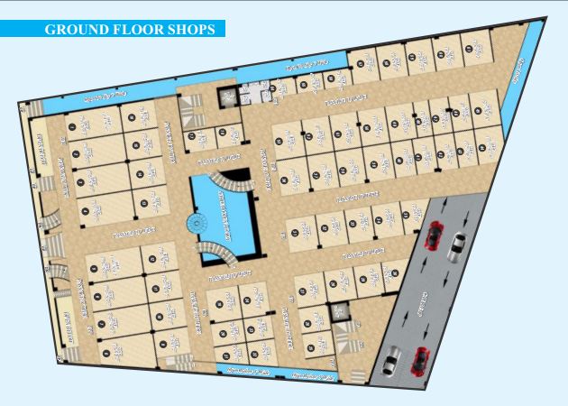 Qazi Mall Islamabad Floor Plan