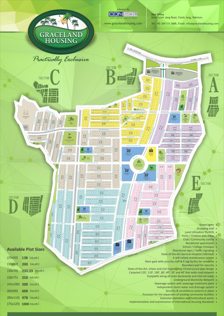 Graceland Homes Islamabad Master Plan