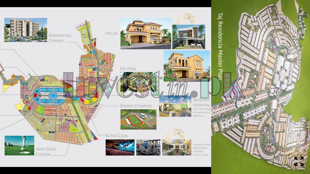 Taj Residencia Islamabad Master Plan