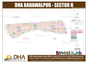 DHA Bahawalpur Sector H Map