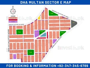 DHA Multan Sector E Map