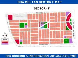 DHA Multan Sector F Map