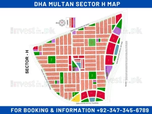DHA Multan Sector H Map