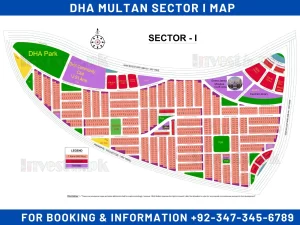DHA Multan Sector I Map