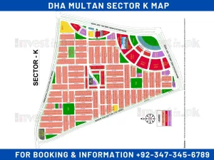 DHA Multan Sector K Map