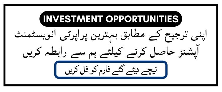 Investment Opportunity in pakistan