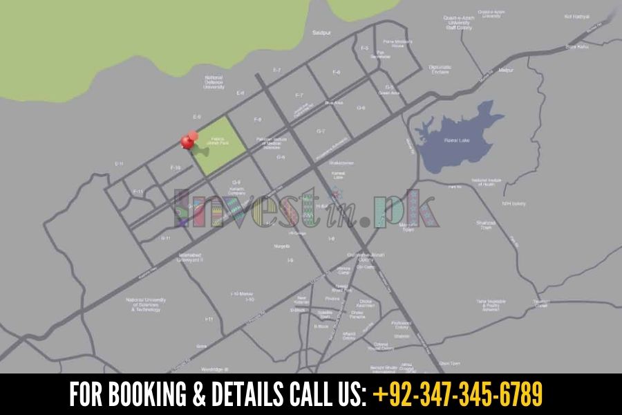 Park One Tower Islamabad Location