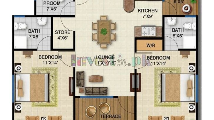 3 Bed Apartment In Sohni Saiban