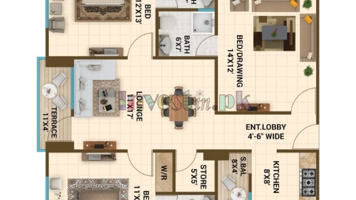 4 Bed Apartment In Karachi