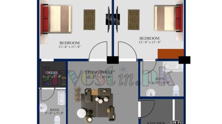 2 bed Apartments In Faaz Tower