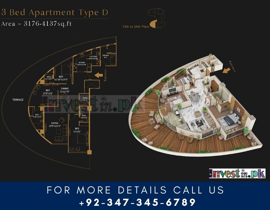 3 Bed Apartment In Eclipse Peshawar