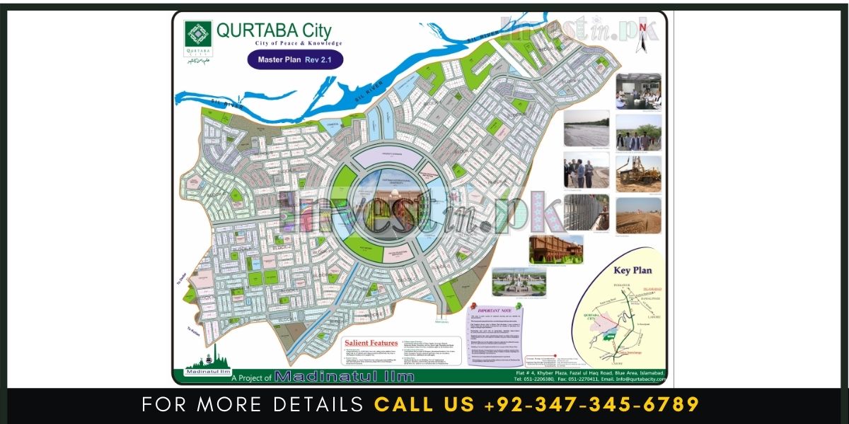 Qurtaba City Islamabad Map Qurtaba City Master Plan - Invest In Pakistan