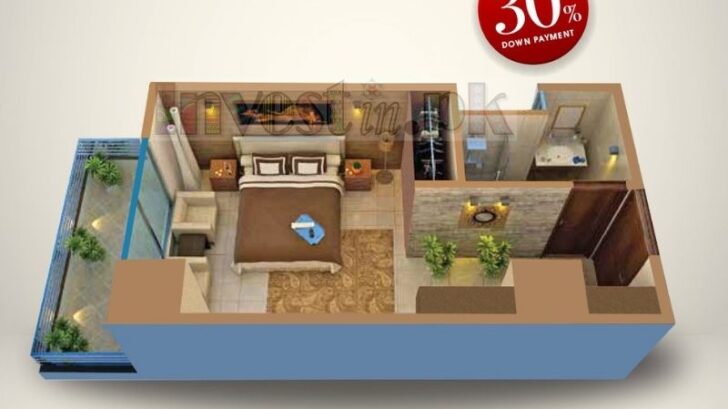 studio Apartment In Iris Mall