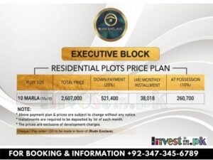 Rudn Enclave Rawalpindi Payment Plan (2)