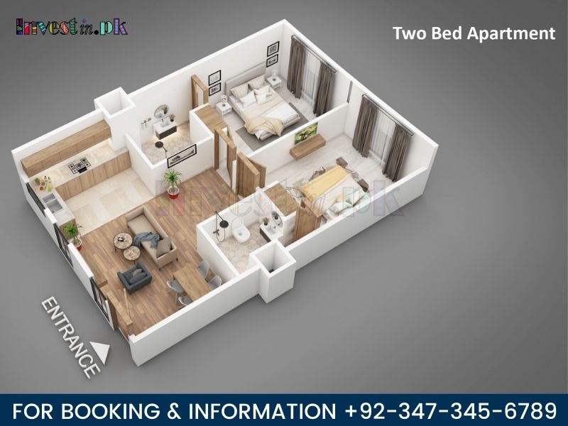 2 bed apartments for sale in Safa Golden Oaks (2)