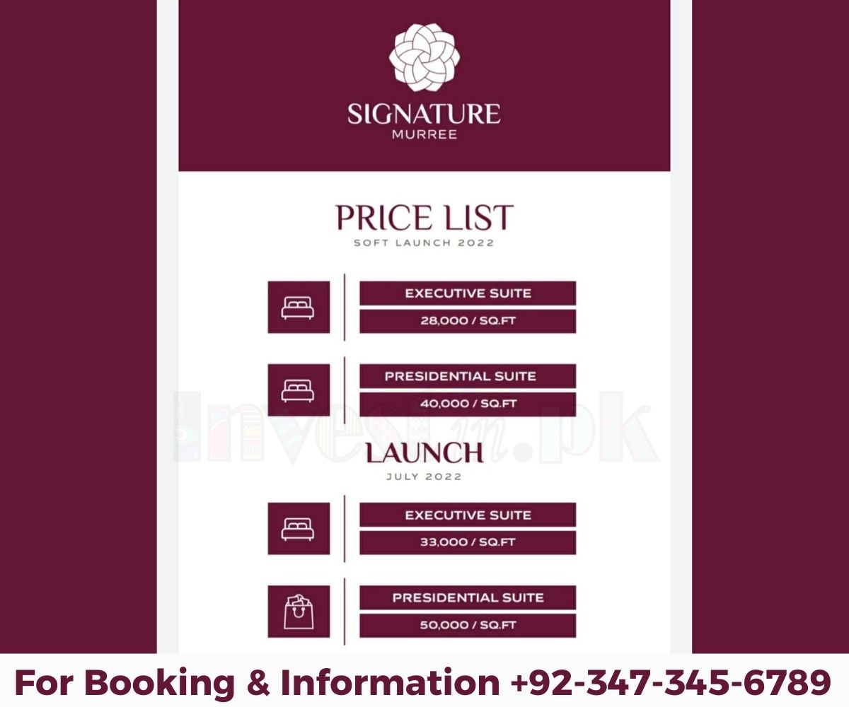 Signature Murree Payment Plan