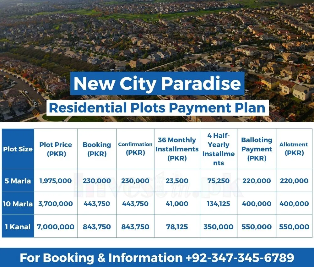 New-City-Paradise-Payment-Plan