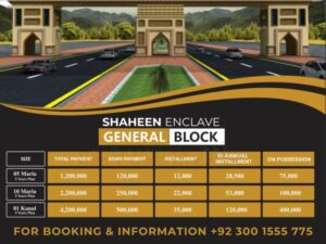 Shaheen Enclave Burhan Payment Plan