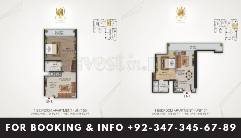 Apartments In Opal Mall Islamabad