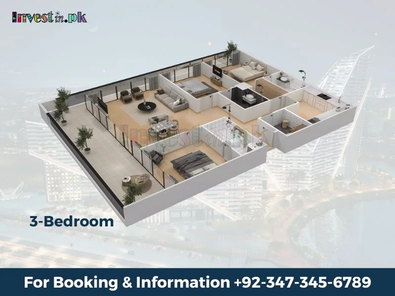 3 Bed Apartment Mount Khalid