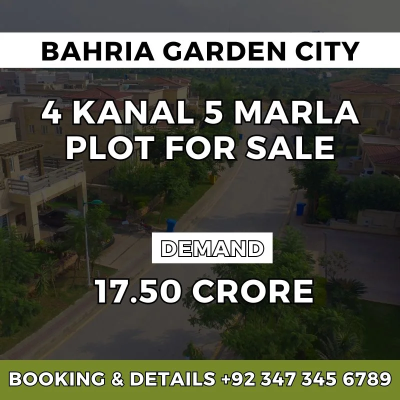 Bahria Garden City Plot For Sale