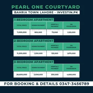 Pearl One Courtyard Payment Plan